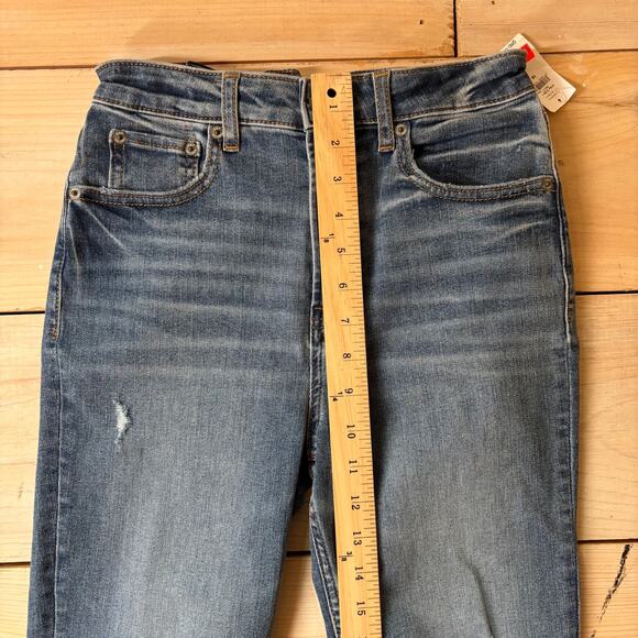 Gap Teen NWT Girls' Sky High Skinny Ankle Dark Wash Jeans Size 16 - Picture 10 of 10